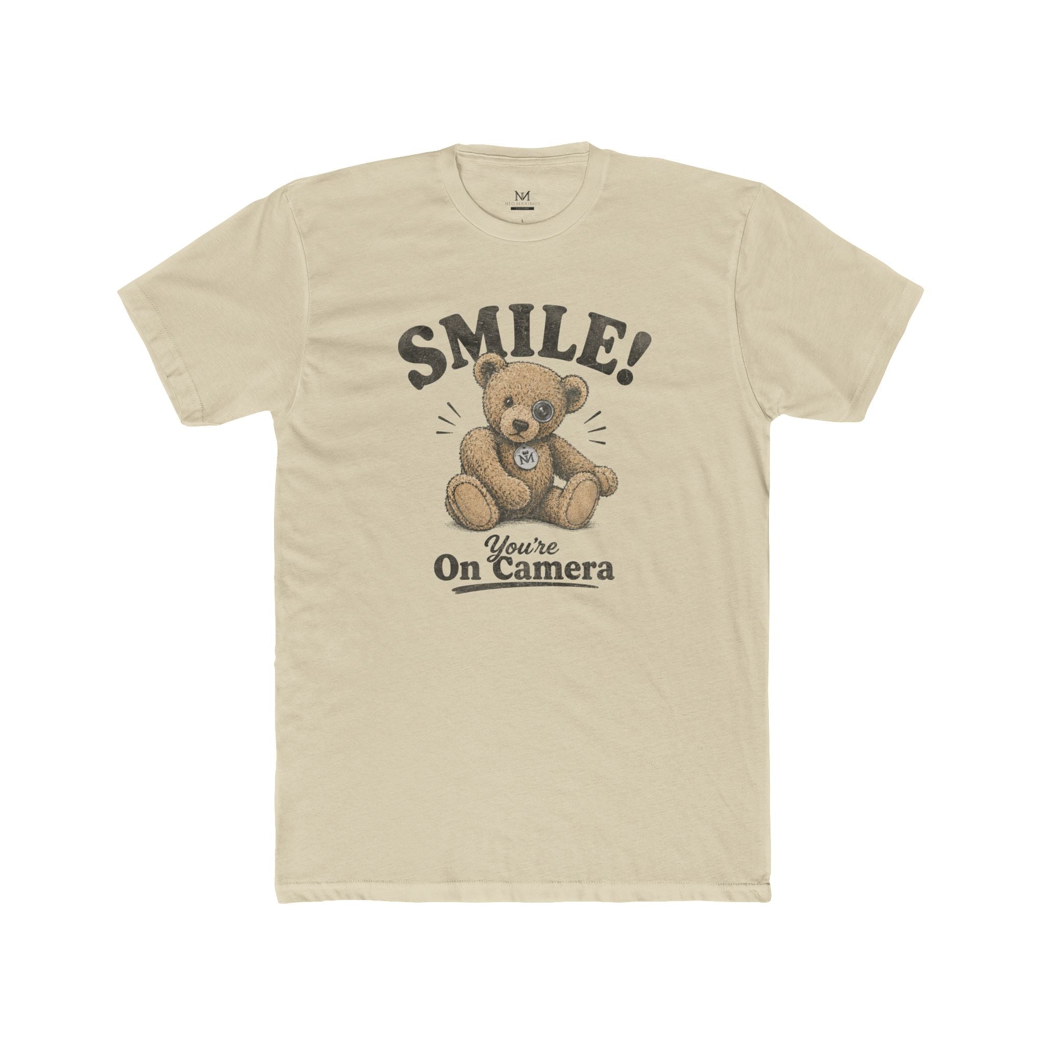 Smile! You're On Camera - Unisex Cotton Crew Tee