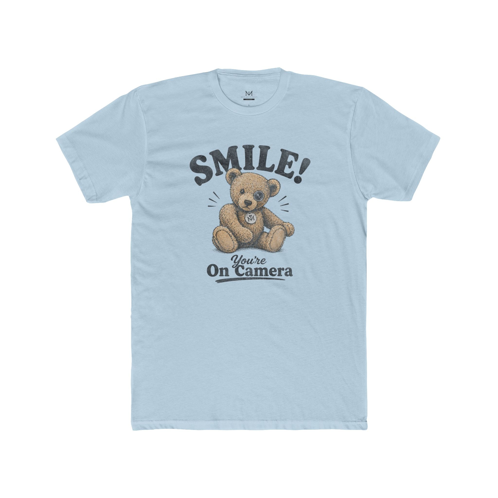 Smile! You're On Camera - Unisex Cotton Crew Tee
