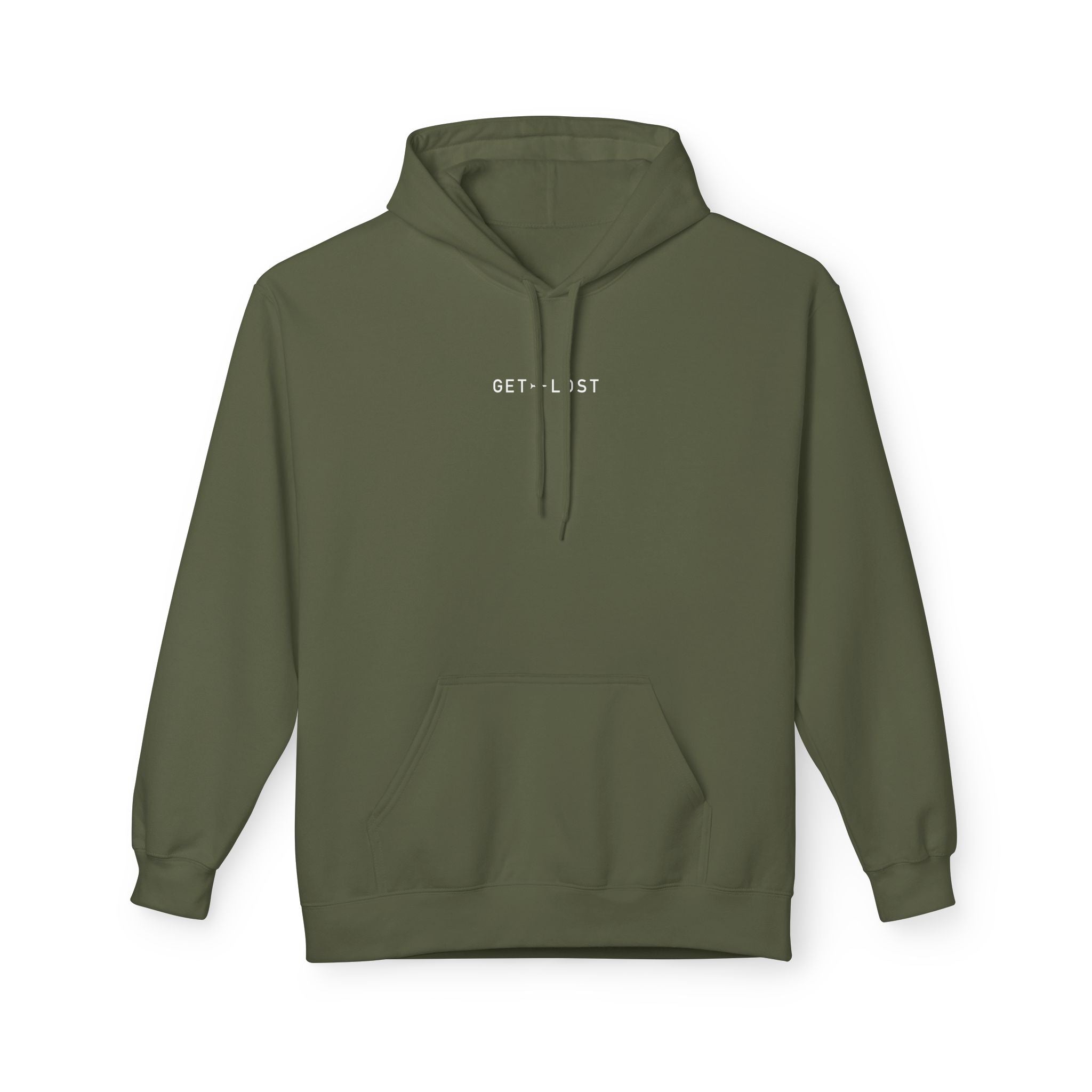 Get Lost - Unisex Midweight Fleece Hoodie
