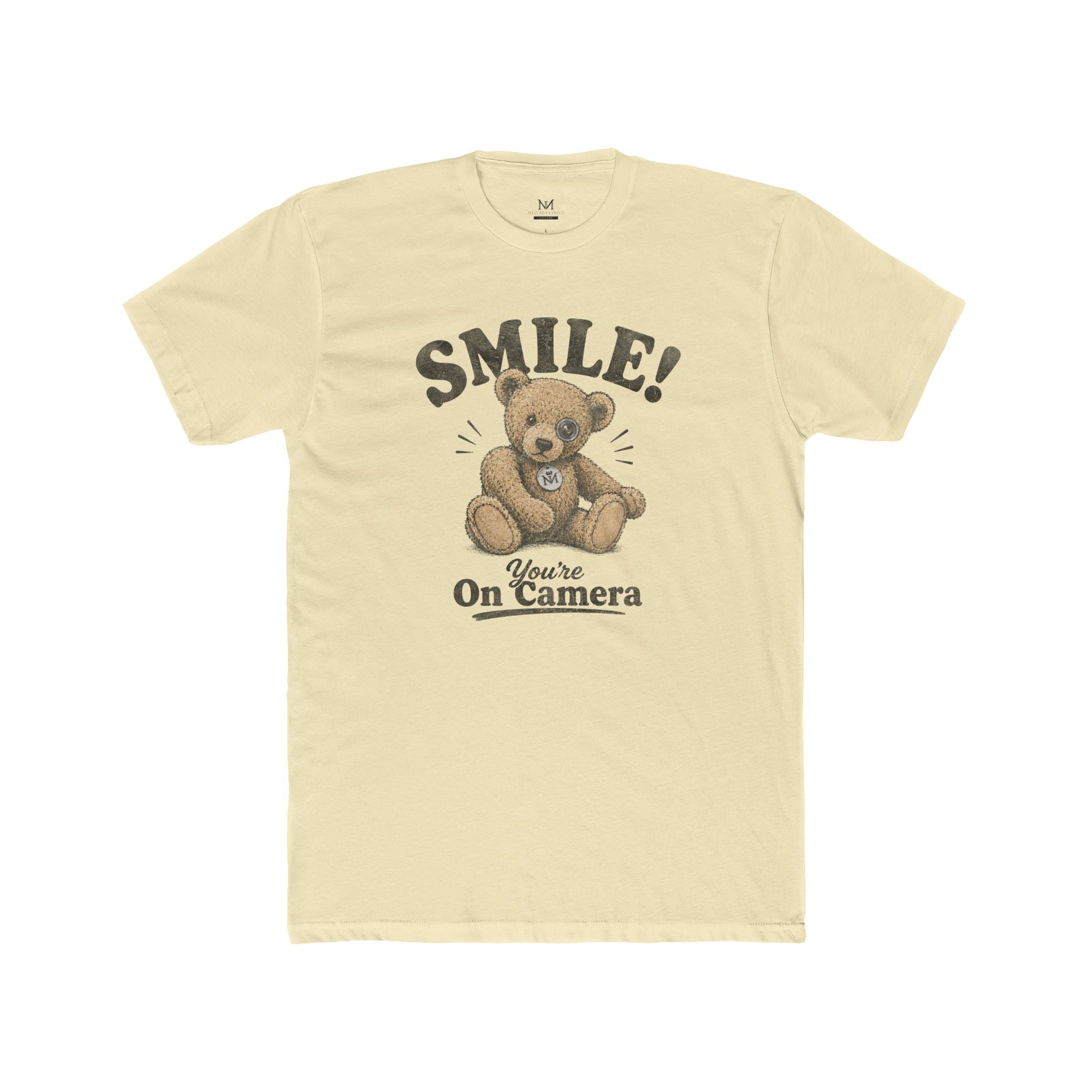 Smile! You're On Camera - Unisex Cotton Crew Tee