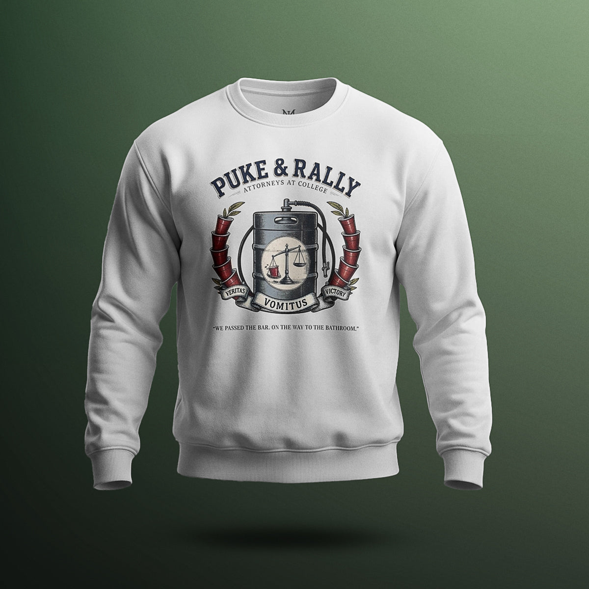 Puke & Rally - Unisex Heavy Blend™ Crewneck Sweatshirt