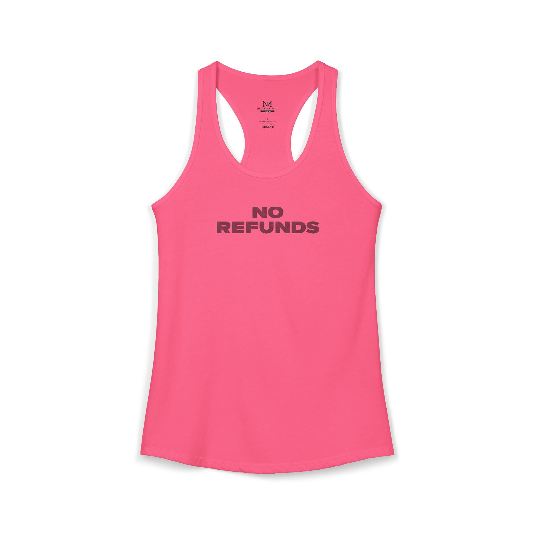 No Refunds - Women's Ideal Racerback Tank
