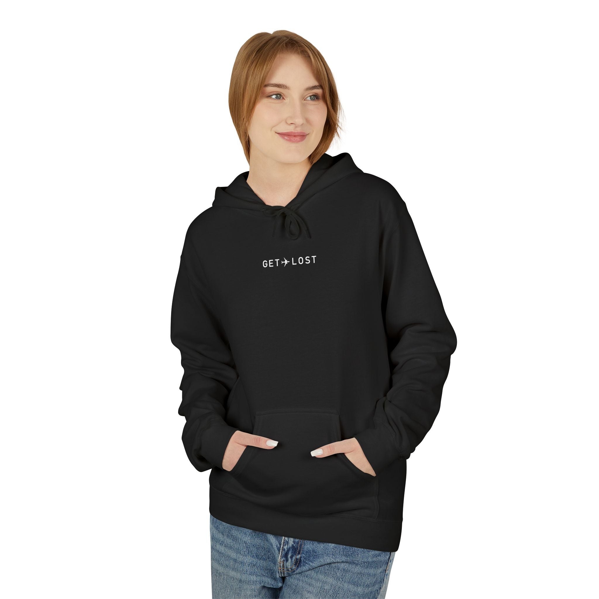 Get Lost - Unisex Midweight Fleece Hoodie