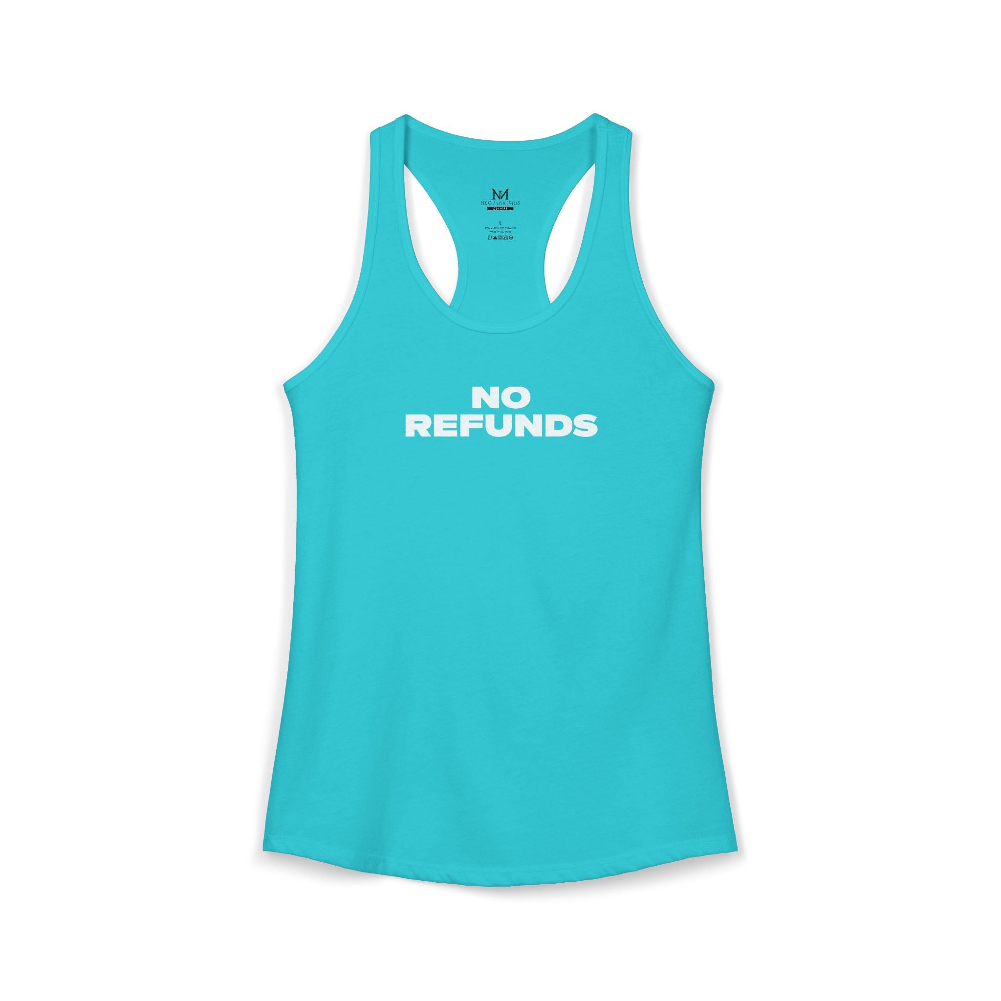 No Refunds - Women's Racerback Tank