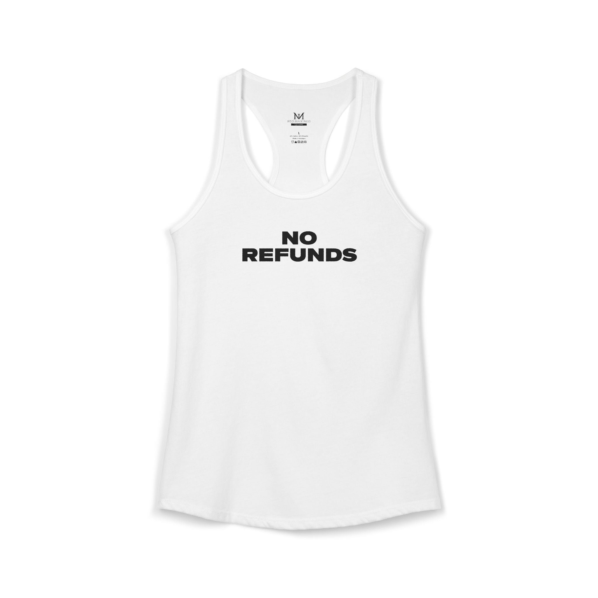 No Refunds - Women's Racerback Tank