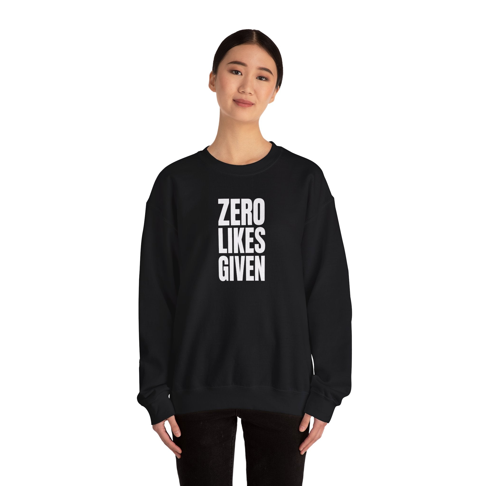 Zero Likes Given - Unisex Heavy Blend™ Sweatshirt