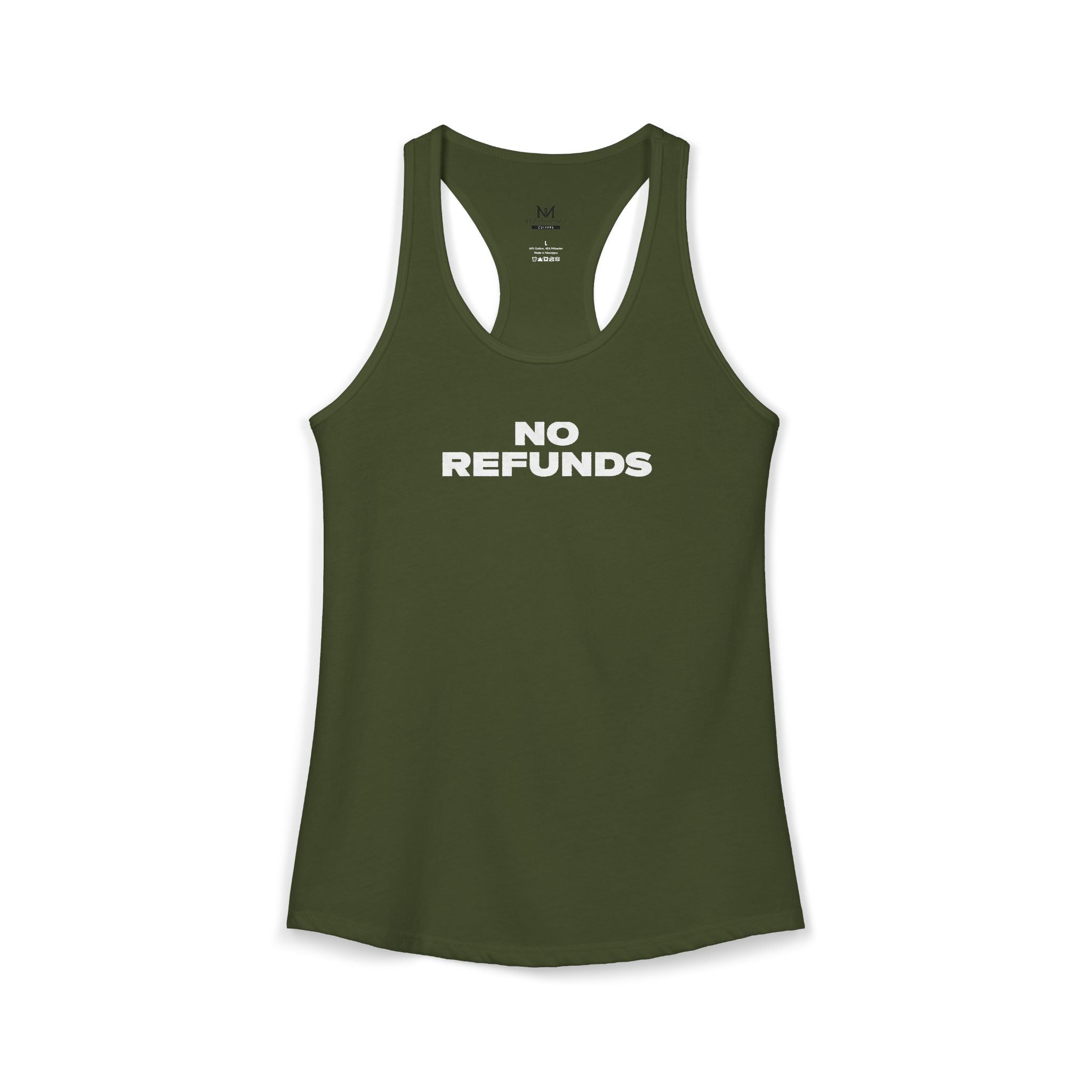 No Refunds - Women's Racerback Tank