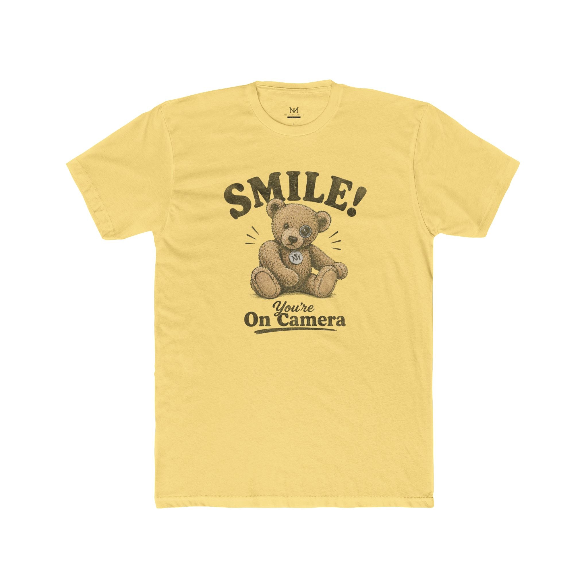 Smile! You're On Camera - Unisex Cotton Crew Tee