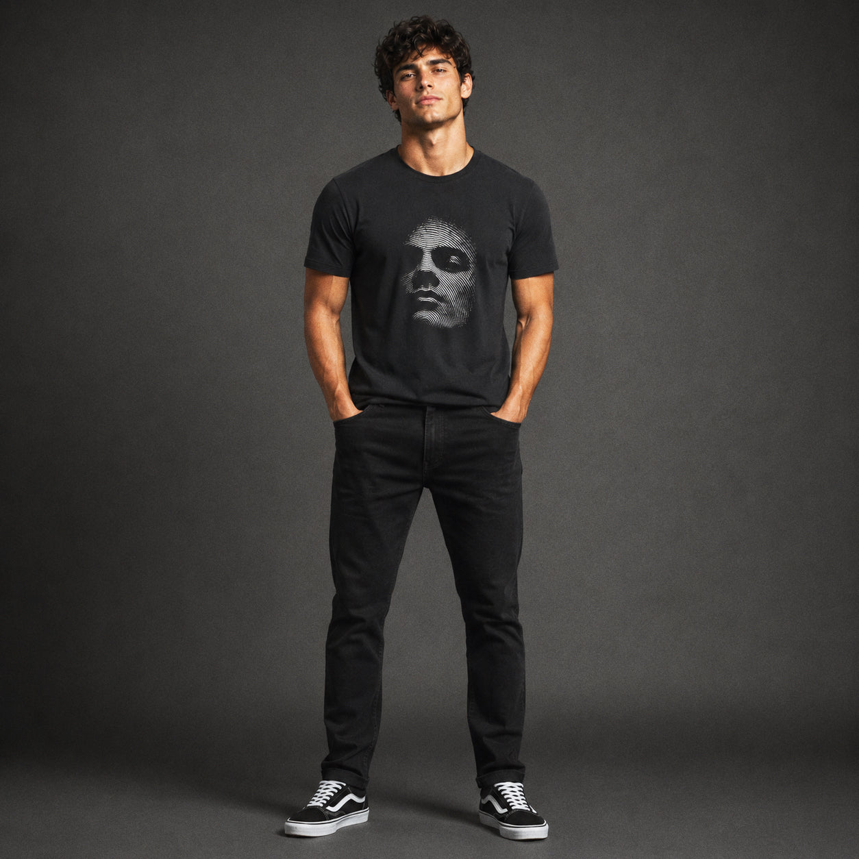 Thumbprint Portrait - Unisex Tee